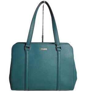 Kate Spade New York Deep Emerald Newbury Lane Miles Leather Tote